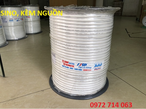 Cáp đồng trục Kèm nguồn SINO RG59/BC +2C x 0.4/SN/TR cao cấp 305M